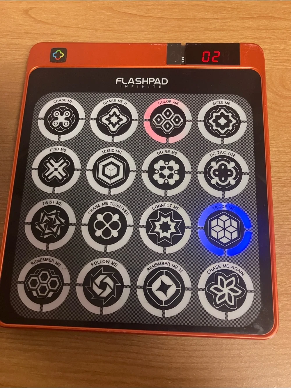 Infinite Electronic Memory Game - Pink and Orange flashpad